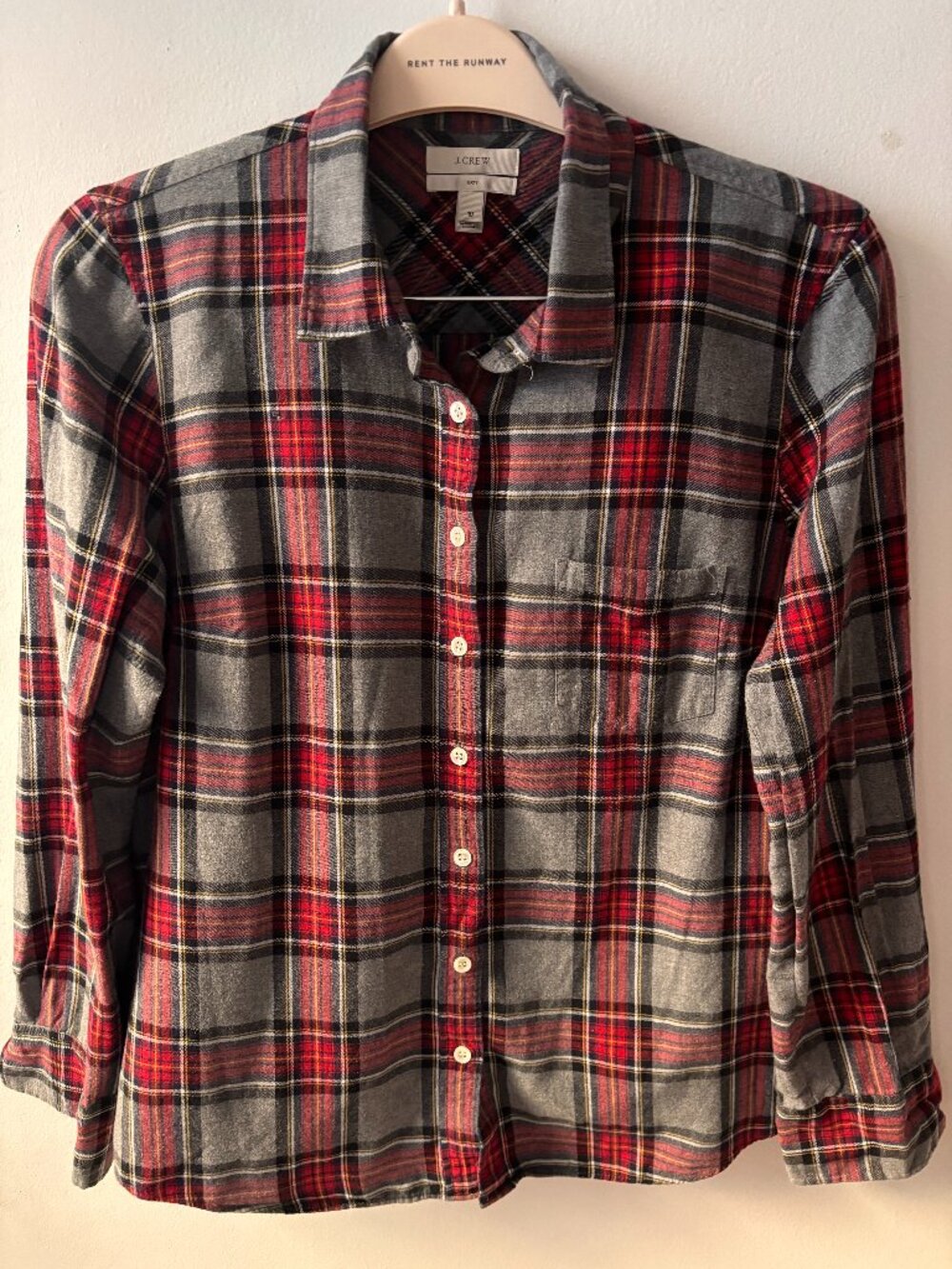 J. Crew Cotton Check Shirt